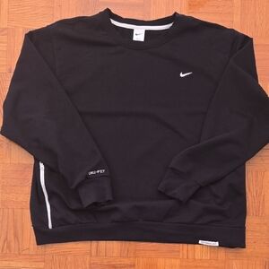 Nike Men's Black Dri-fit Crewneck Xxl
